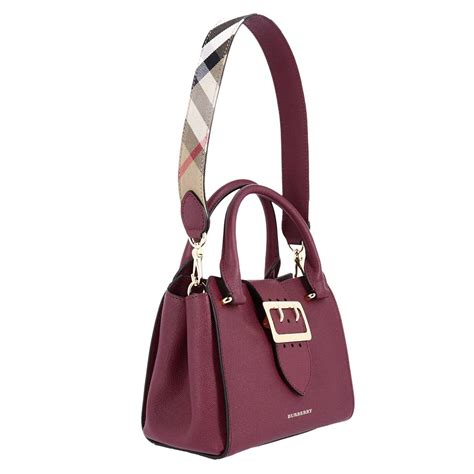 long burberry purse burgandy|mini Burberry leather handbags.